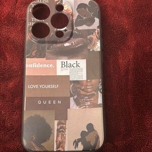 Custom Collage iPhone 15 Pro Phone Case - Brown